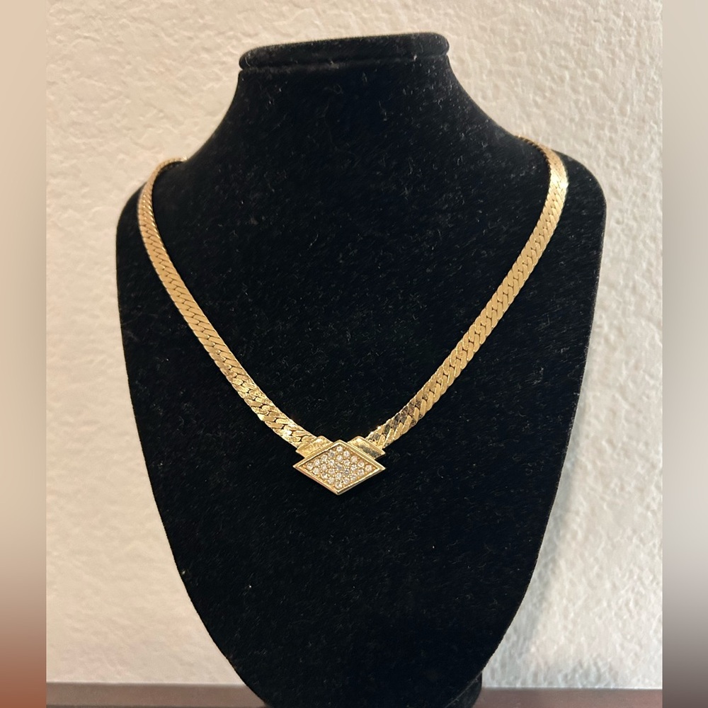 Vintage Christian Dior Goldplated Necklace